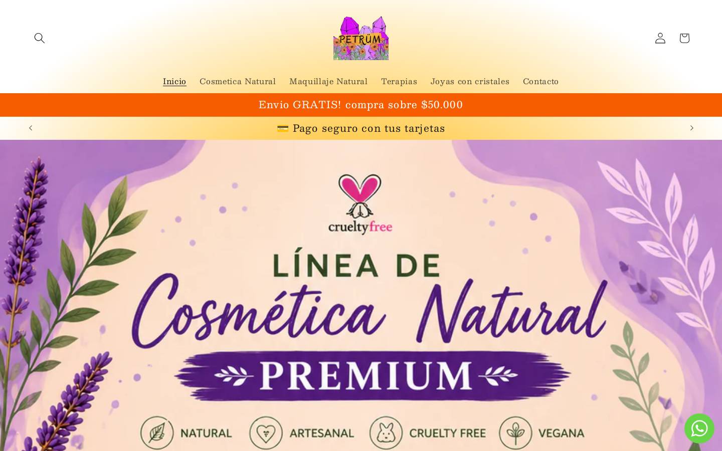 petrumesencial.com homepage screenshot