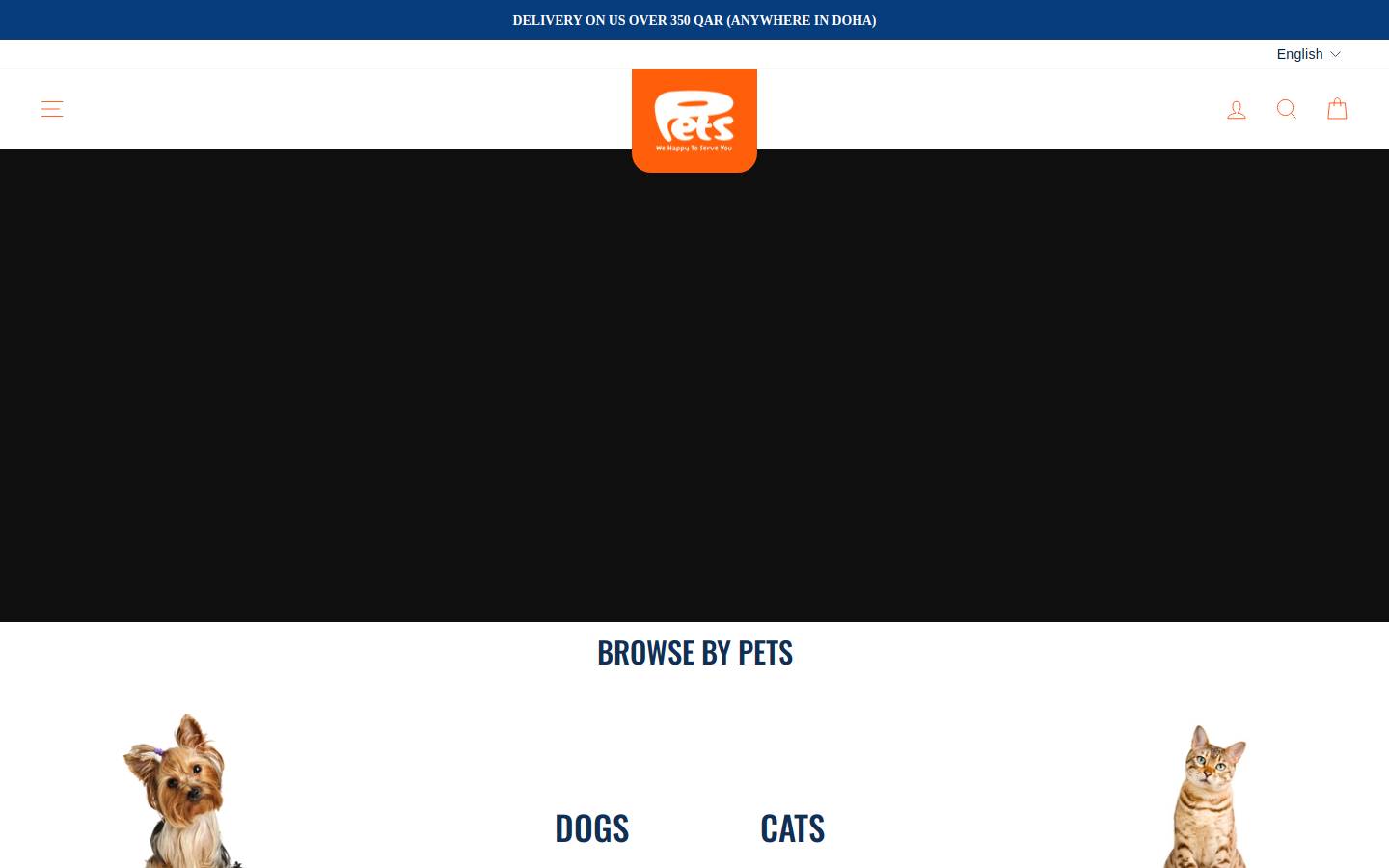 petsqtr.com homepage screenshot
