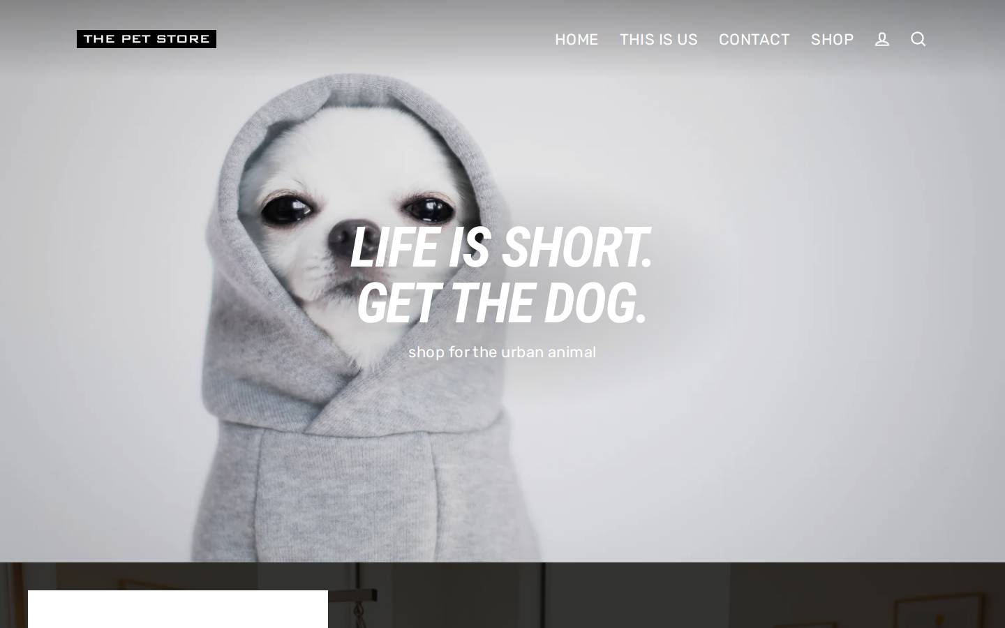 petstorevictoria.ca homepage screenshot