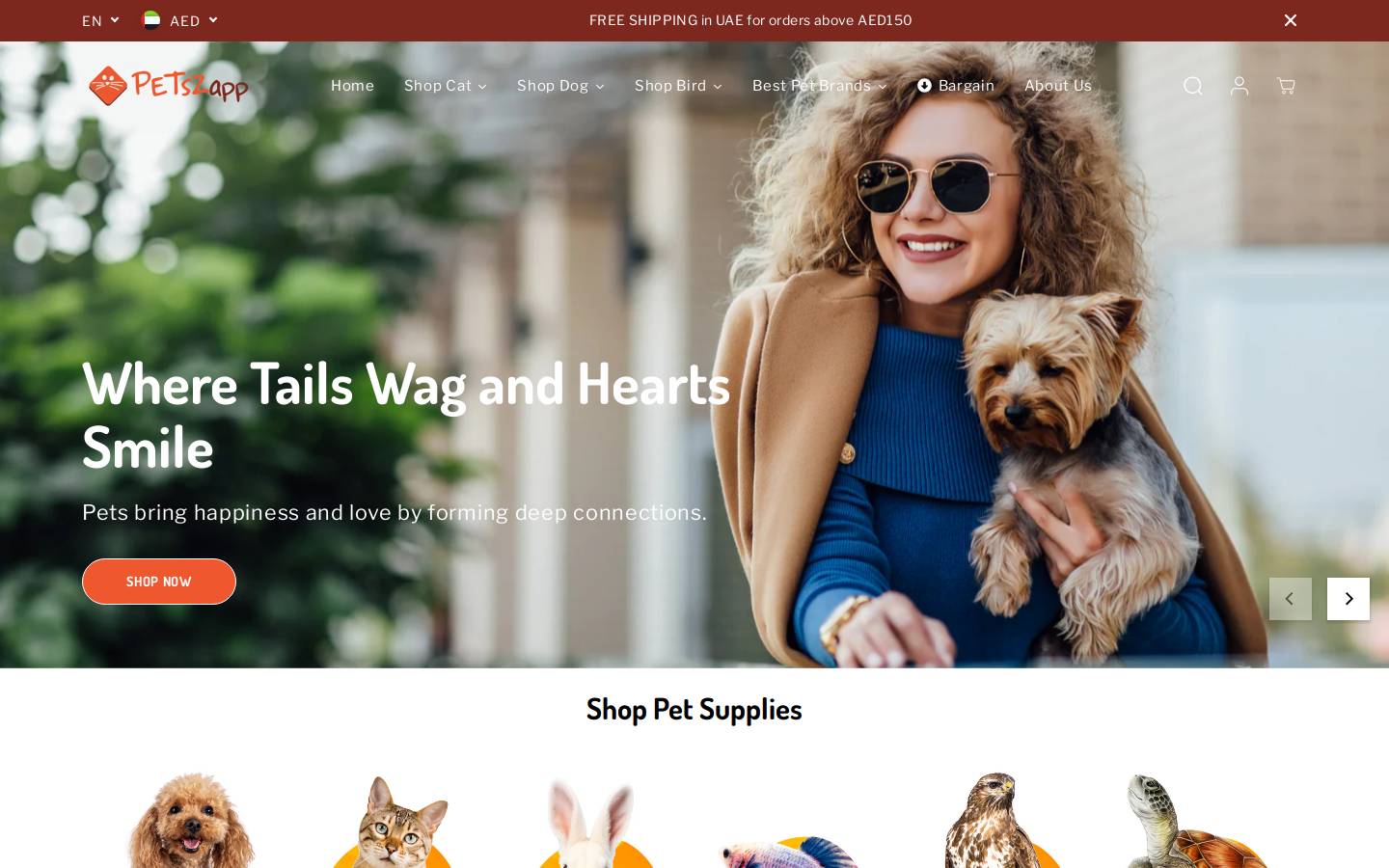 petszapp.com homepage screenshot