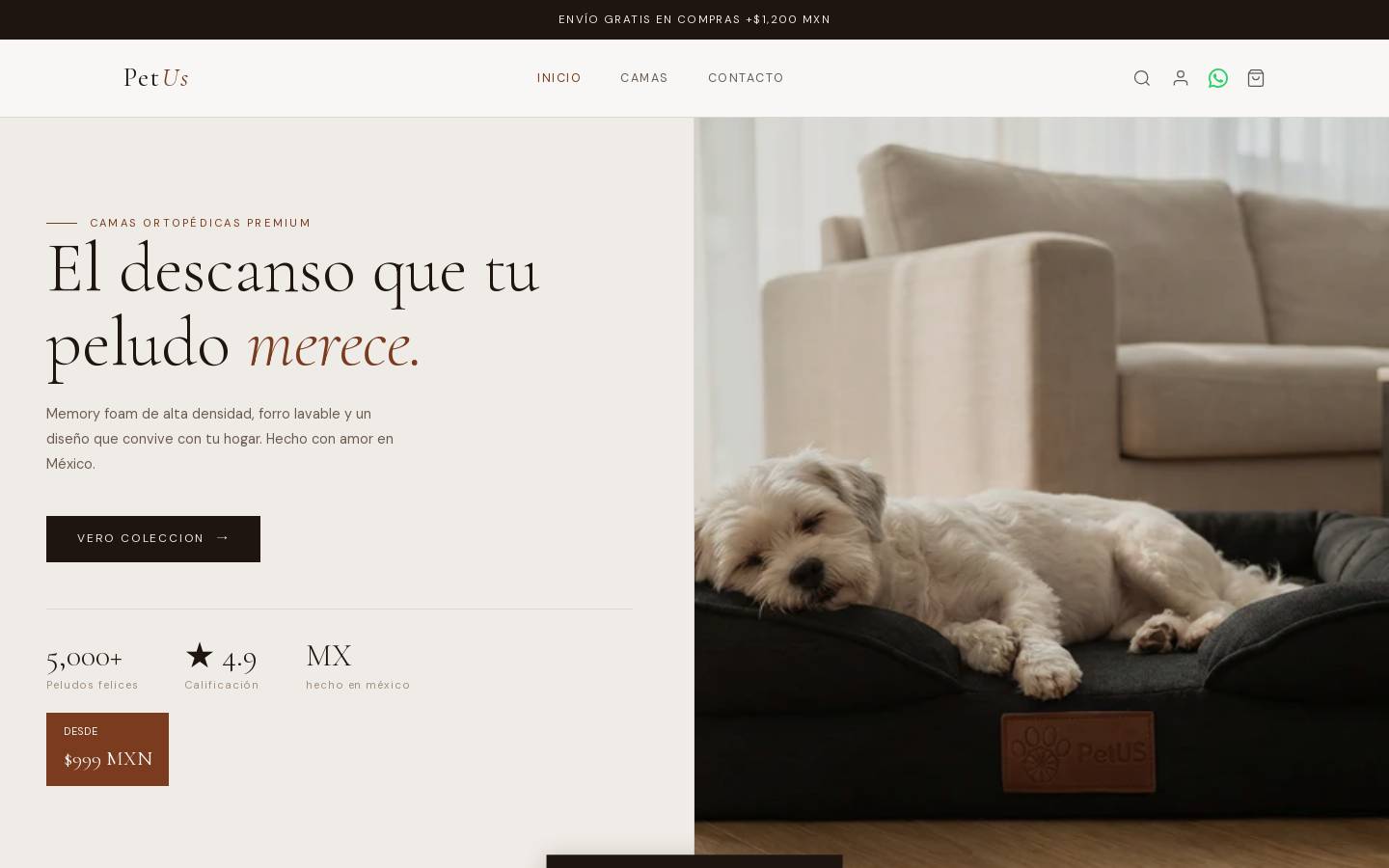 petus.store homepage screenshot