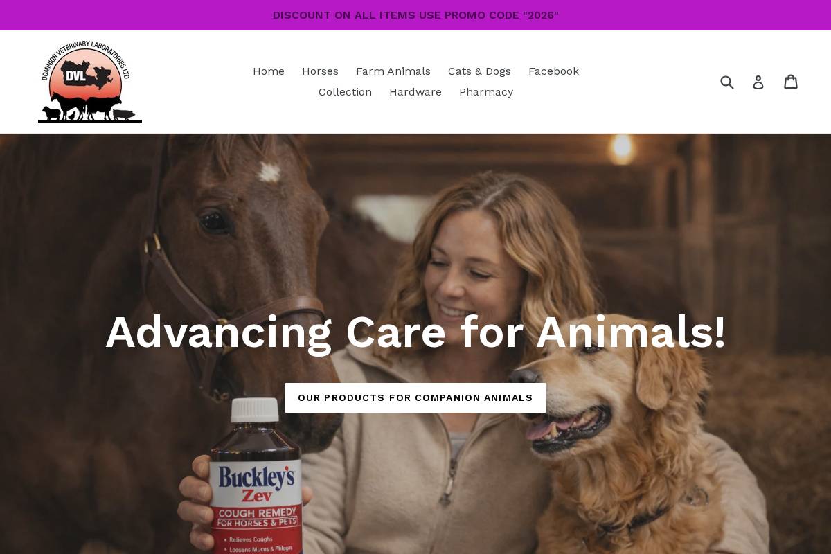 petware.ca homepage screenshot