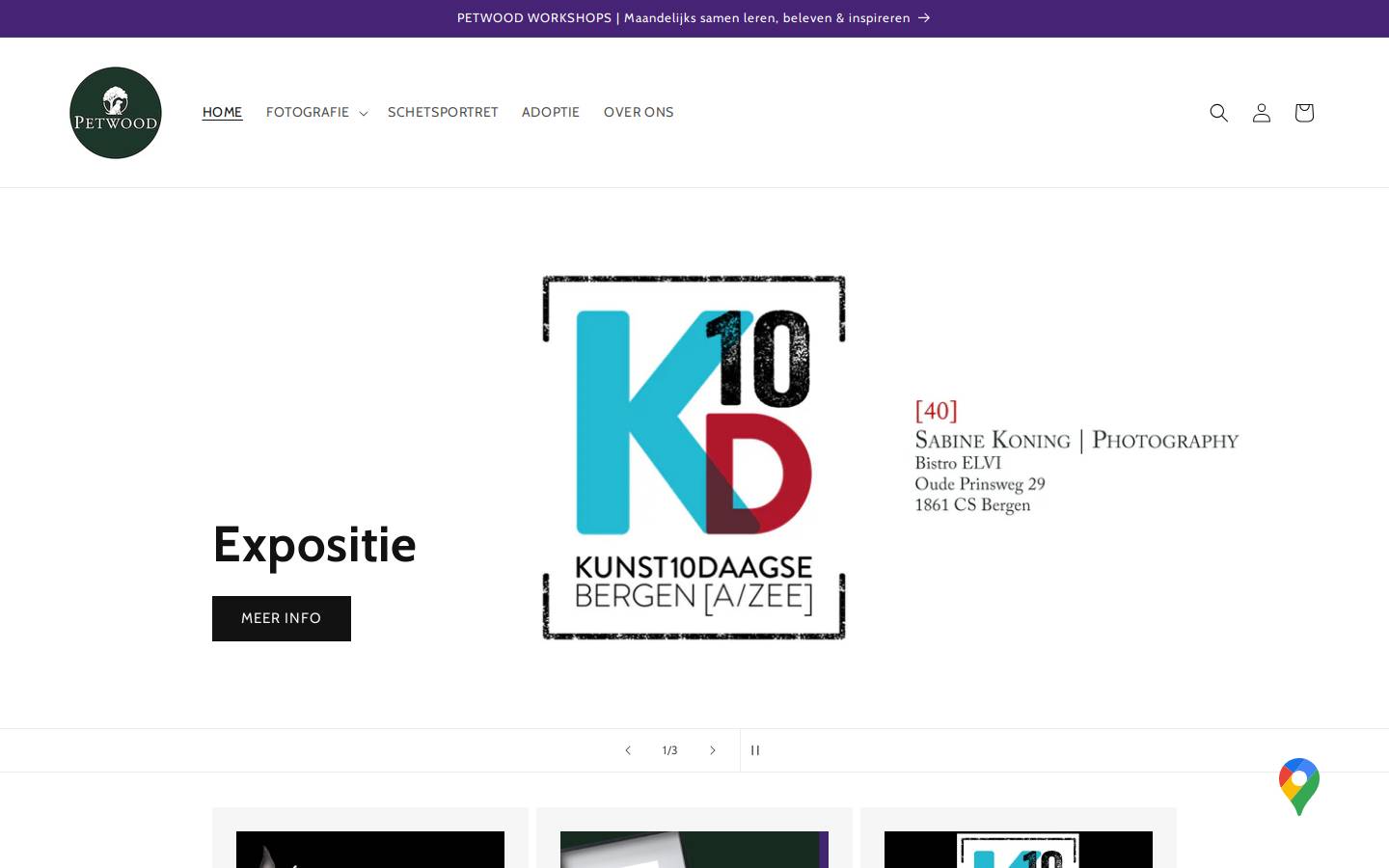 petwood.nl homepage screenshot
