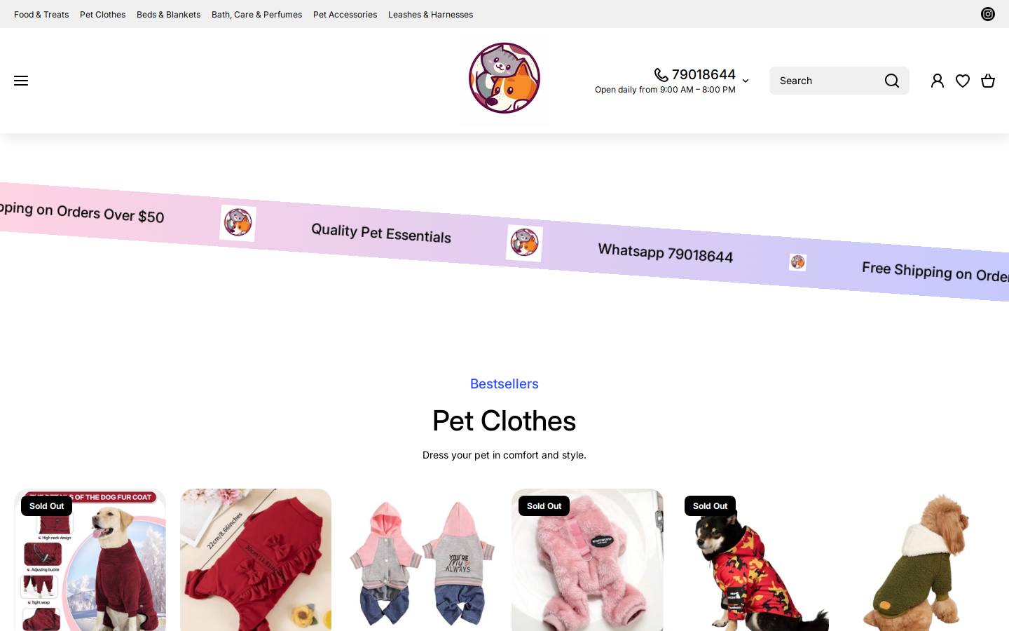petworldzone.com homepage screenshot