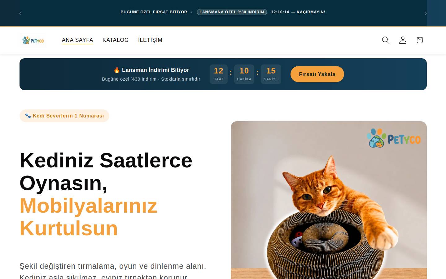 petyco.com homepage screenshot