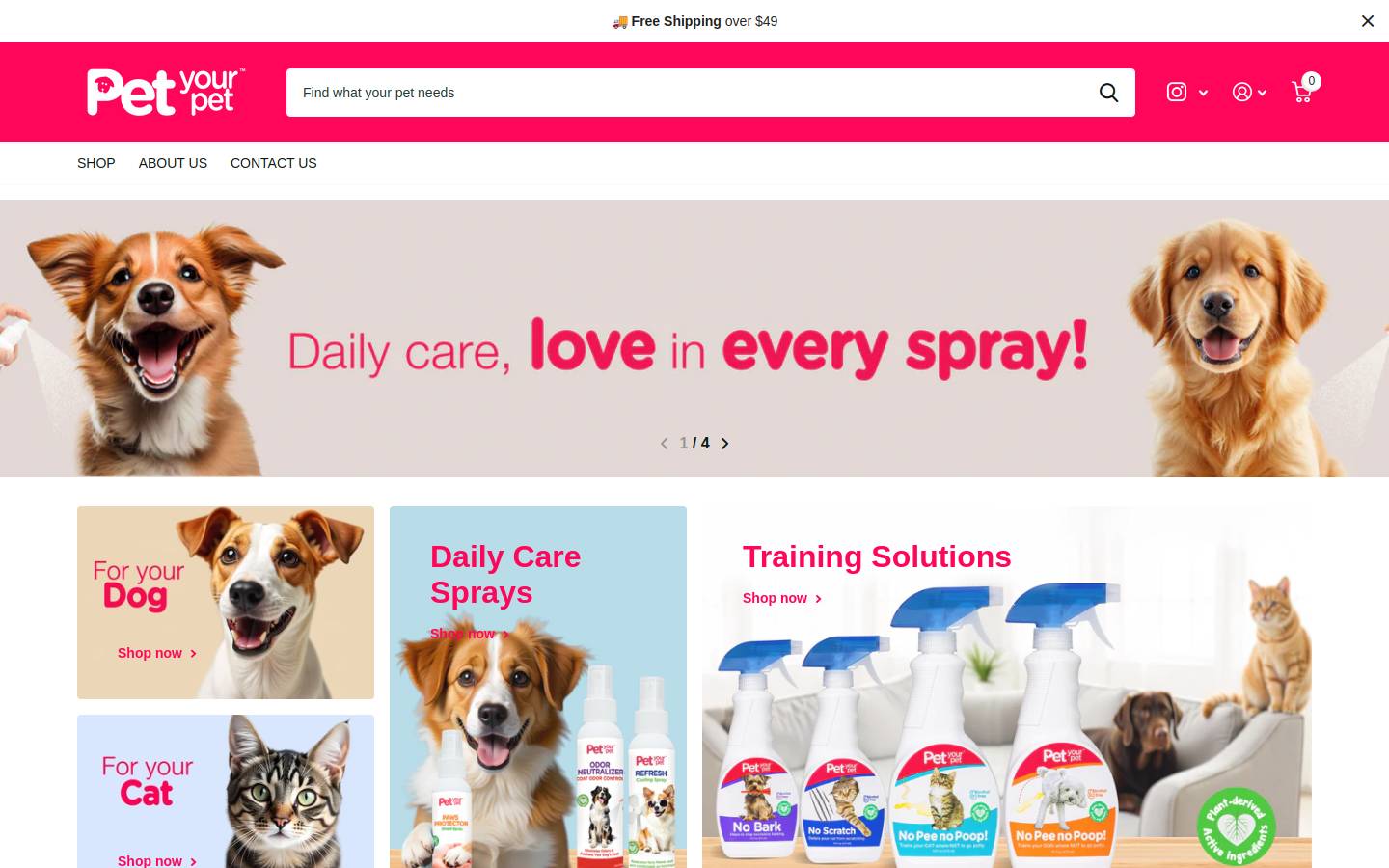 petyourpet.store homepage screenshot