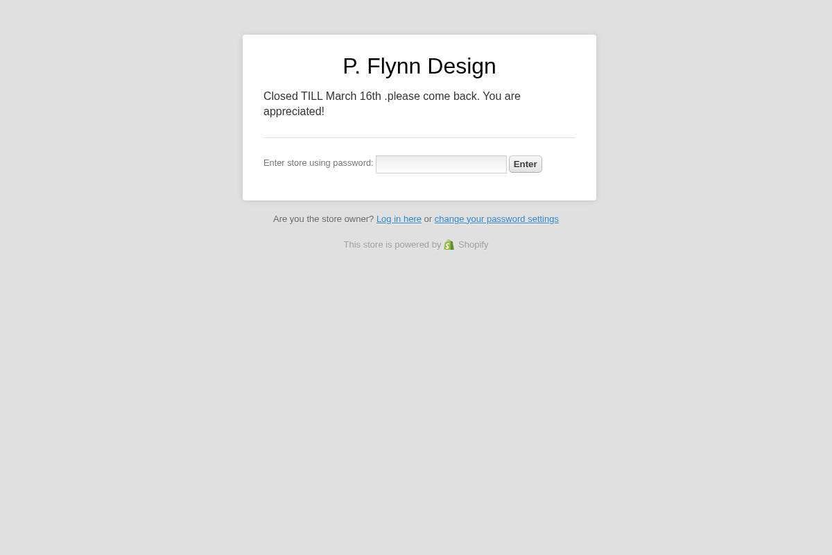 pflynndesign.com homepage screenshot