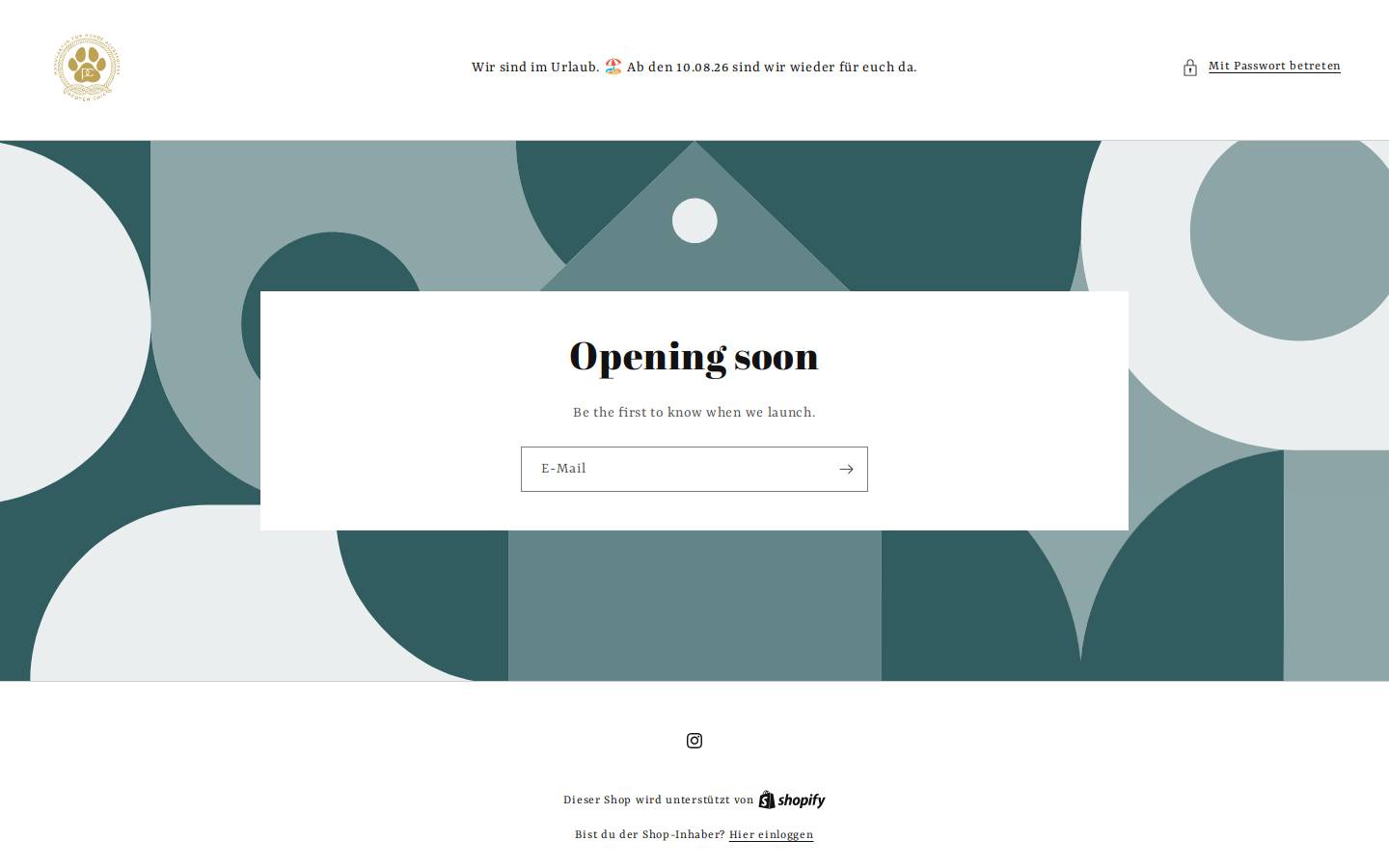 Pfotenchic homepage screenshot