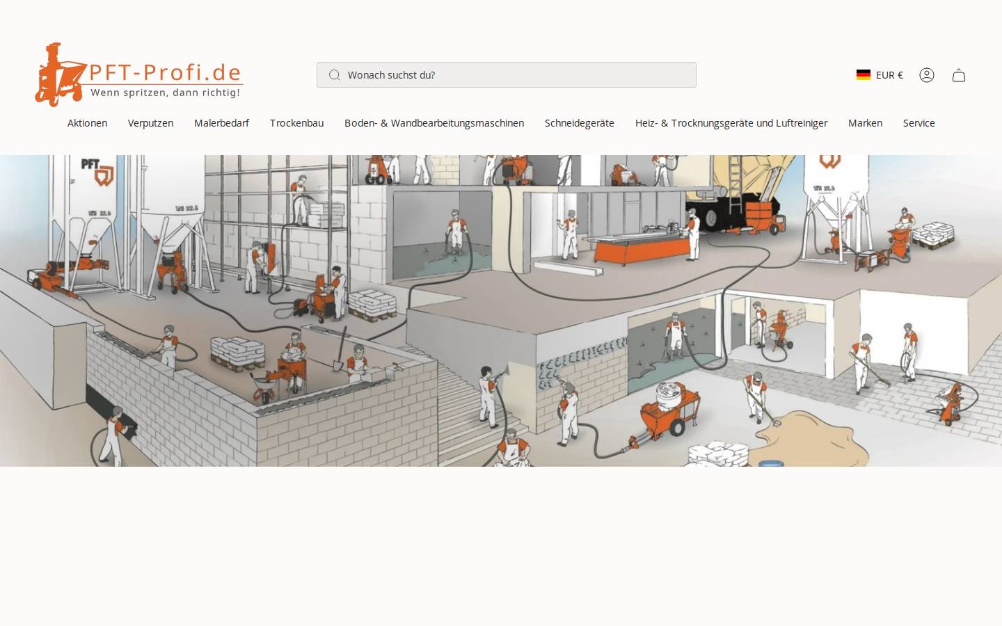 pft-profi.de homepage screenshot