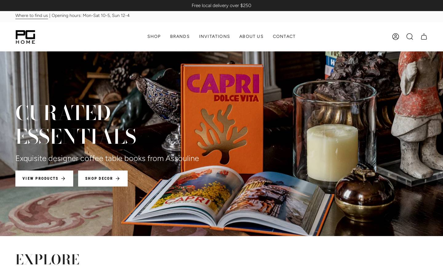pg-home.ca homepage screenshot