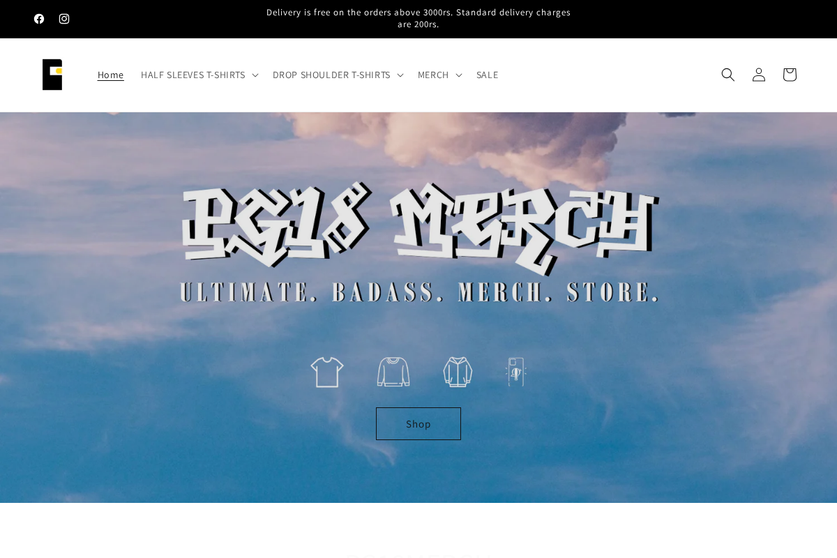 pg18tshirts.com homepage screenshot