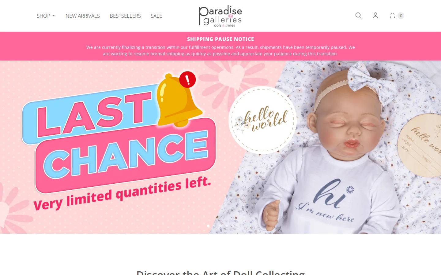 pgdolls.com homepage screenshot