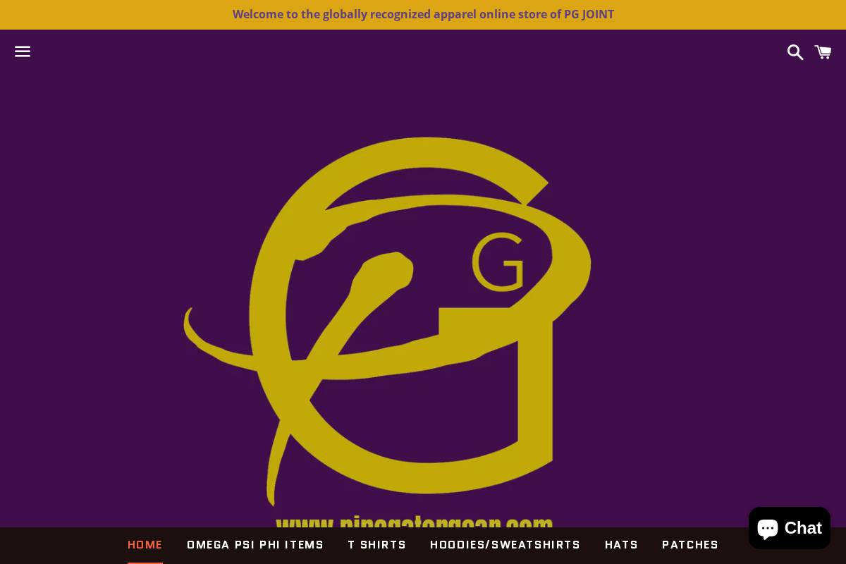 pgjoint.com homepage screenshot
