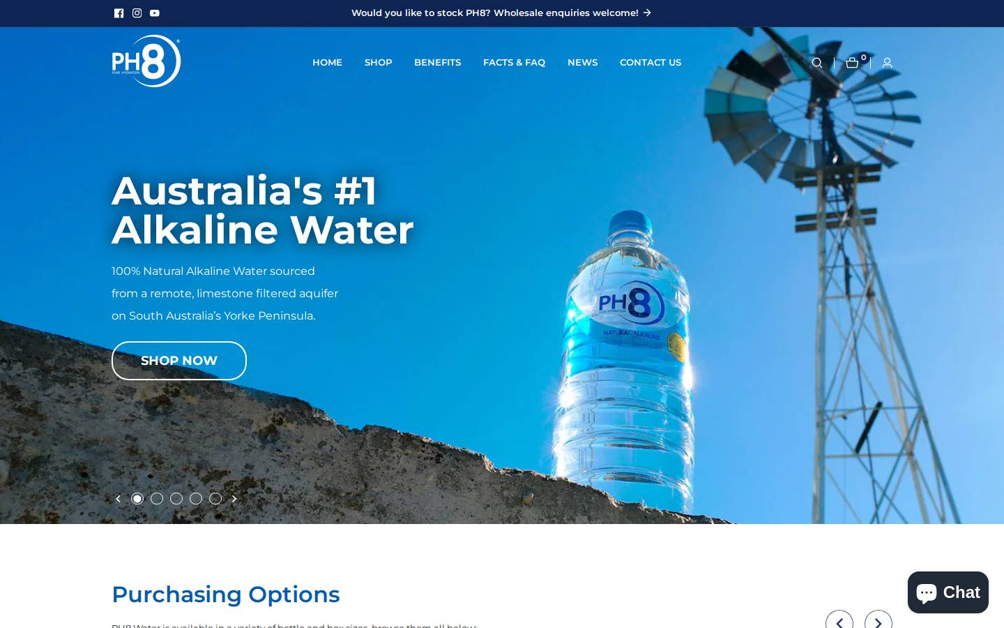 ph8.com.au homepage screenshot