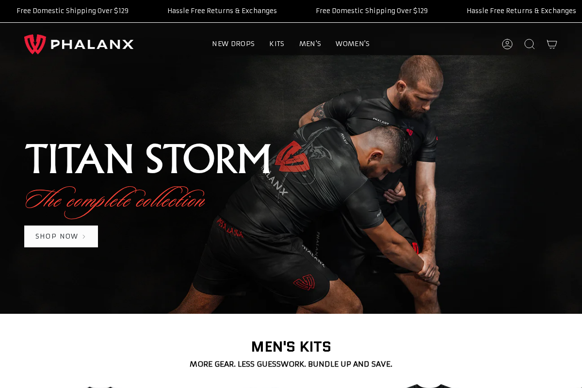 Phalanx Formations homepage screenshot