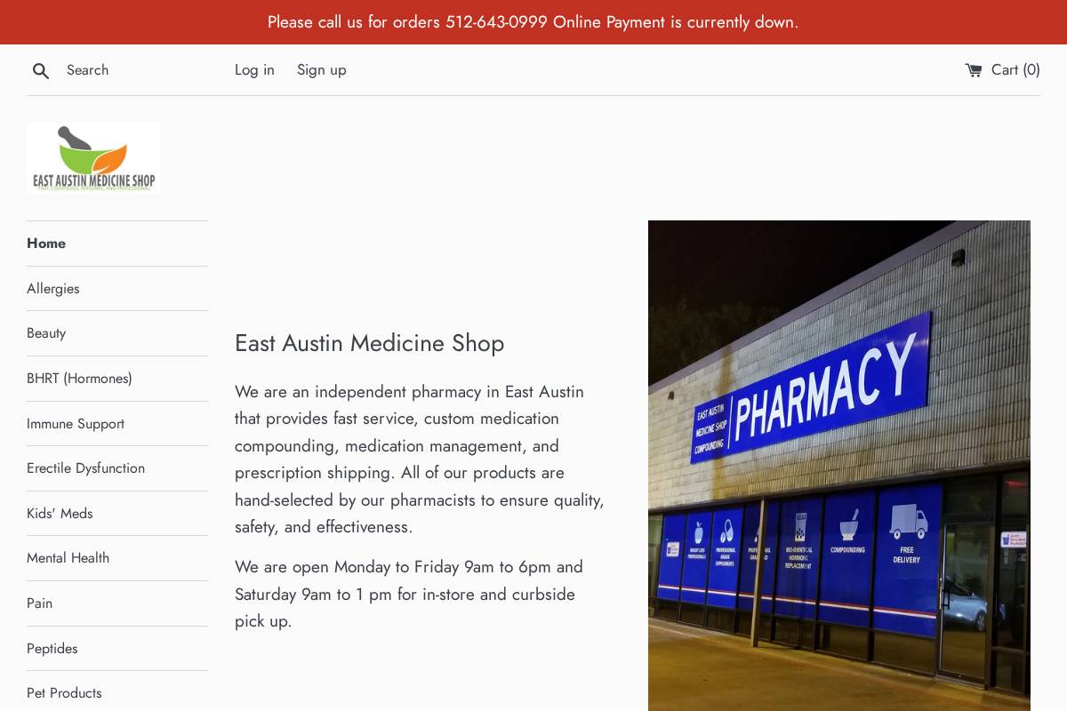 pharmacistrecommends.com homepage screenshot