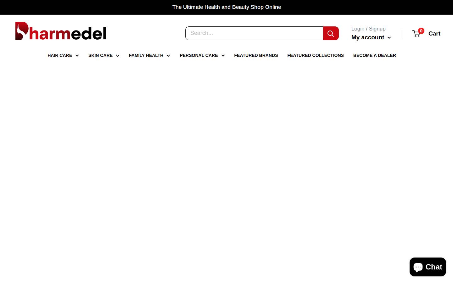 pharmedel.com homepage screenshot