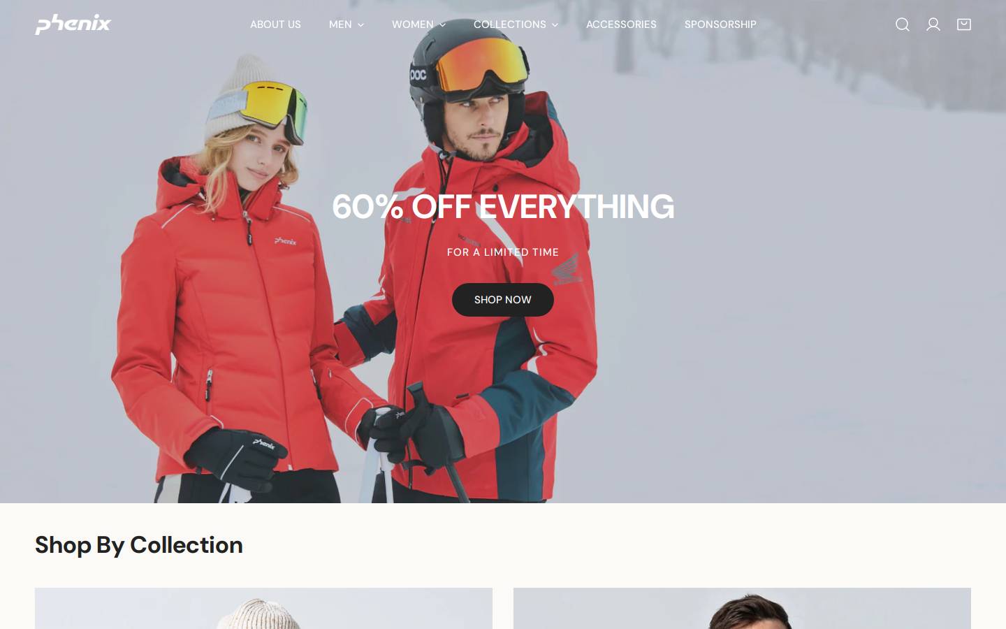 phenixski.ca homepage screenshot