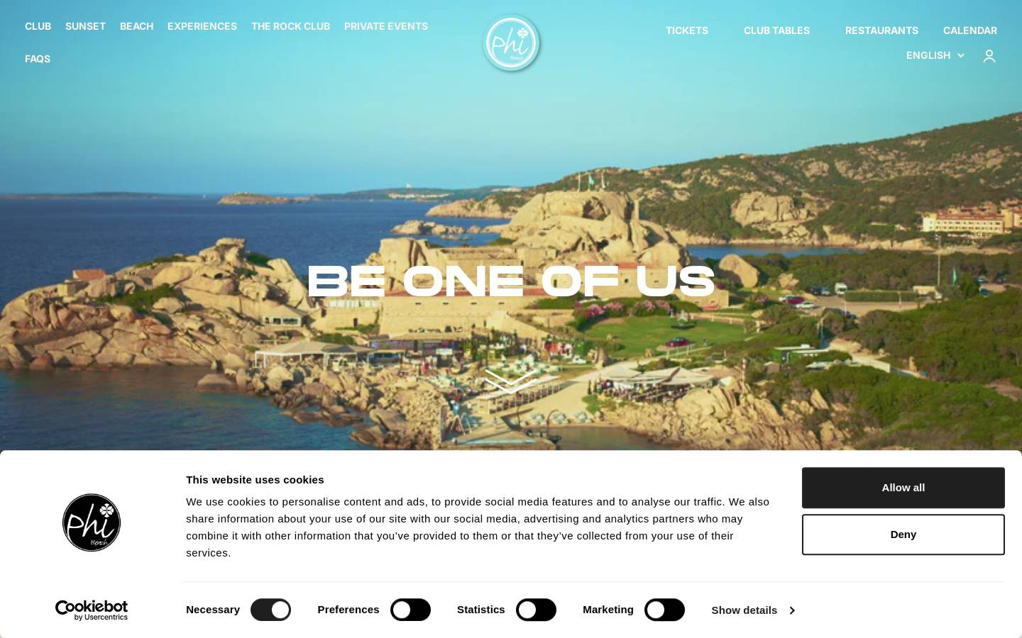 phibeach.com homepage screenshot