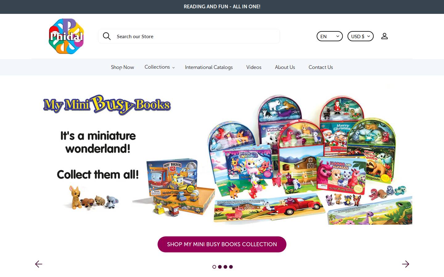 phidal.com homepage screenshot