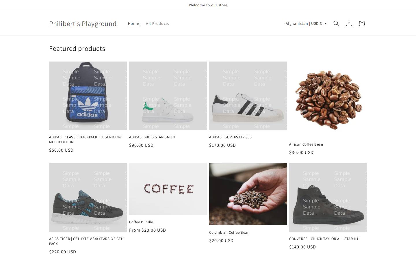 phiiibert-playground.com homepage screenshot