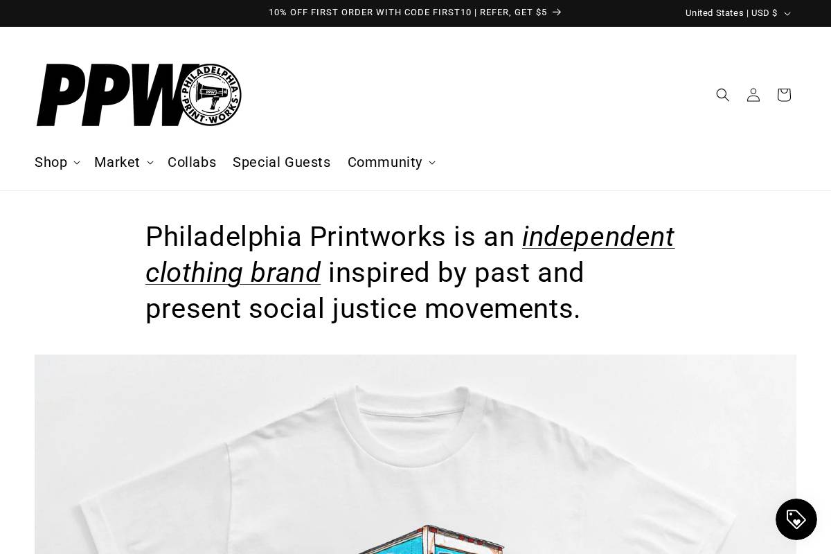philadelphiaprintworks.com homepage screenshot