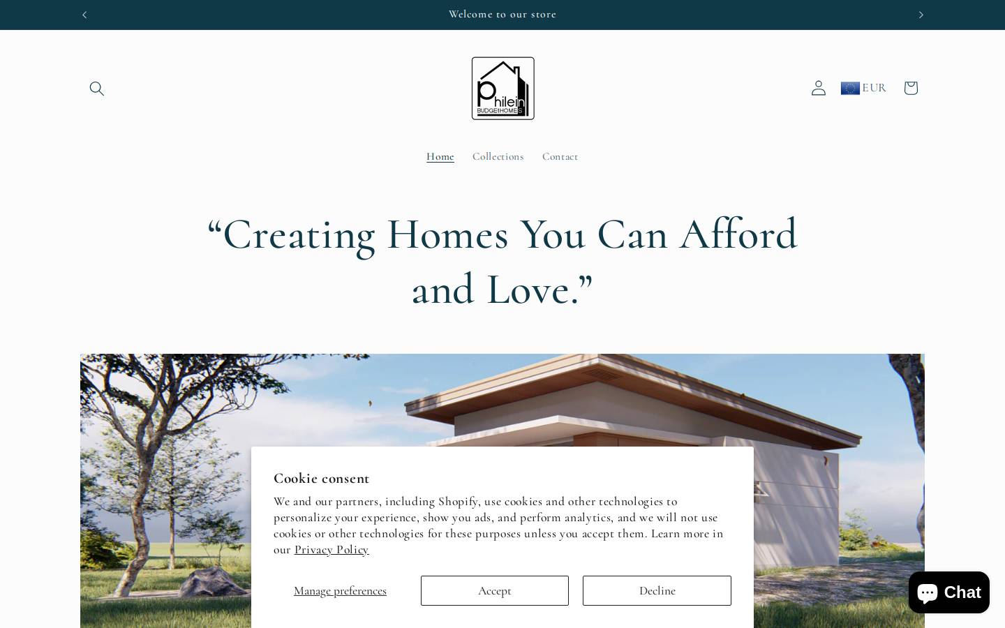 philein.design homepage screenshot