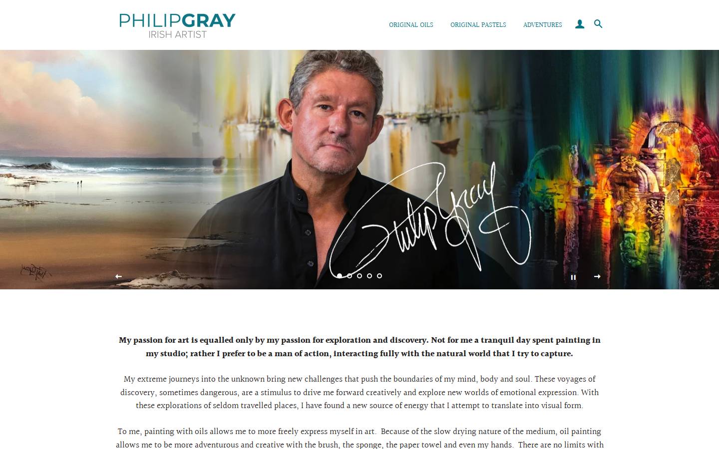 philipgray.com homepage screenshot