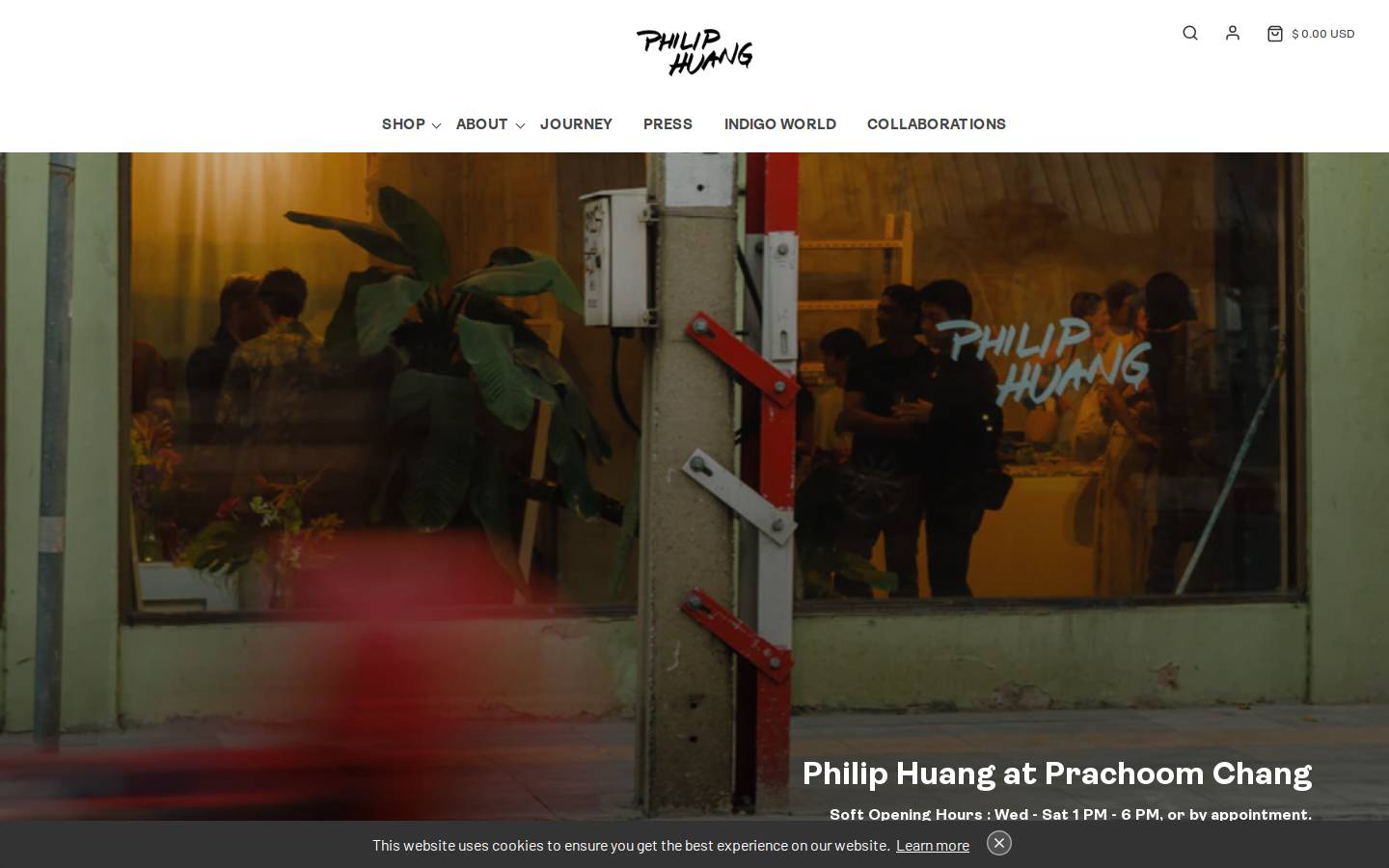 philiphuang.nyc homepage screenshot