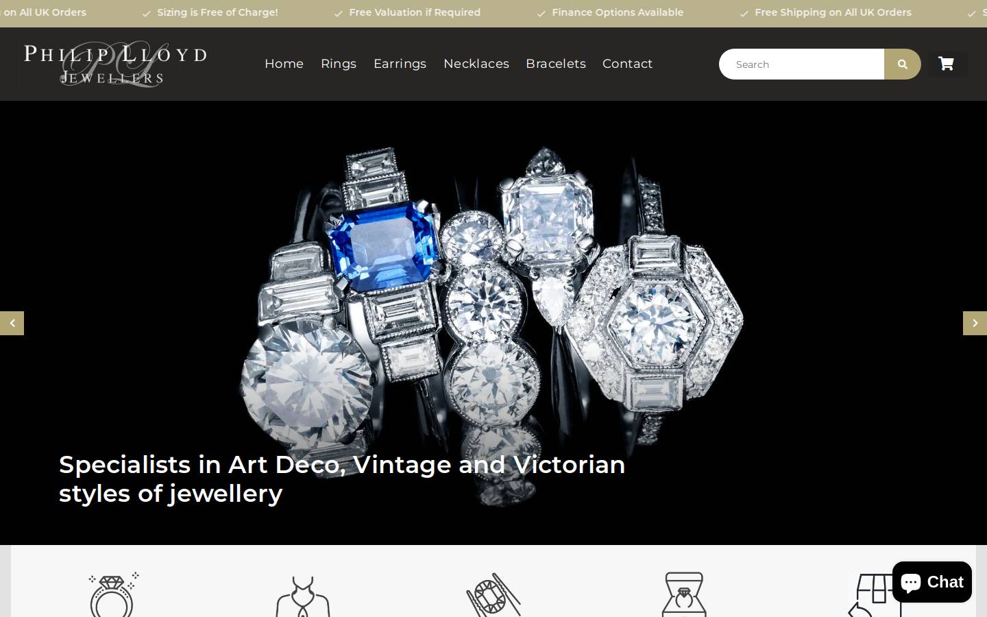 philiplloydjewellers.co.uk homepage screenshot