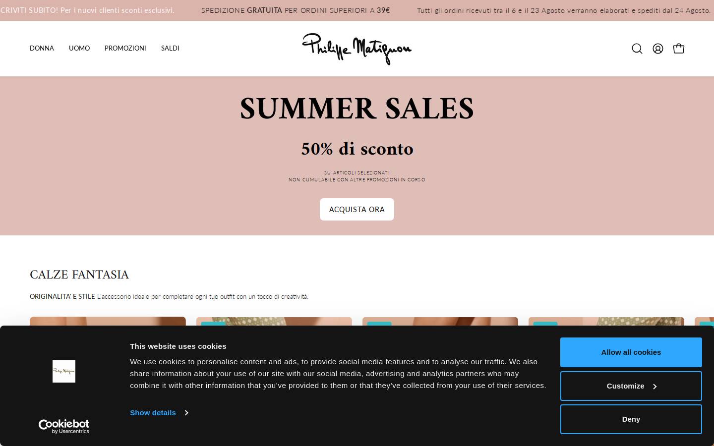 Philippematignon homepage screenshot