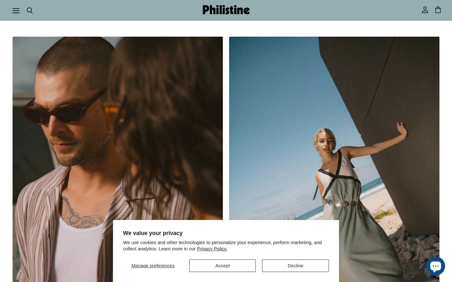 philistinetoronto.com homepage screenshot