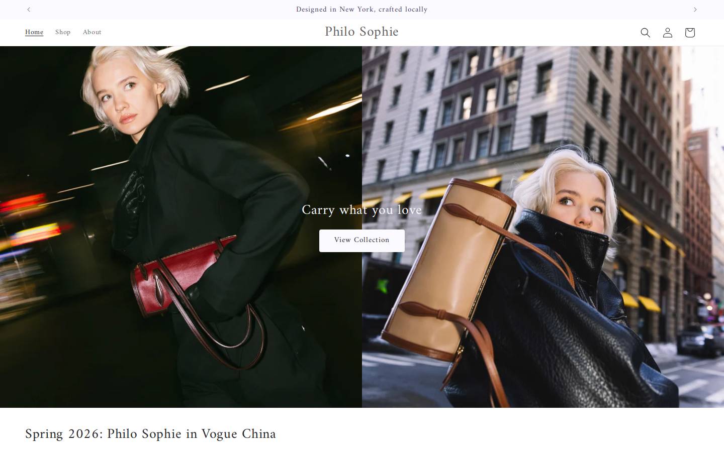 philosophienyc.com homepage screenshot