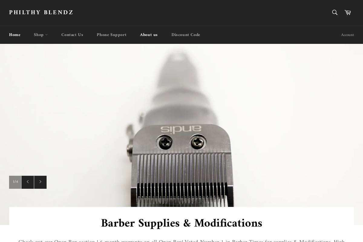 philthyblendz.com homepage screenshot