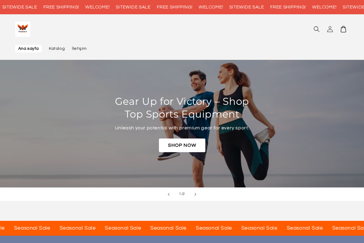 PHOENIX SPORT homepage screenshot