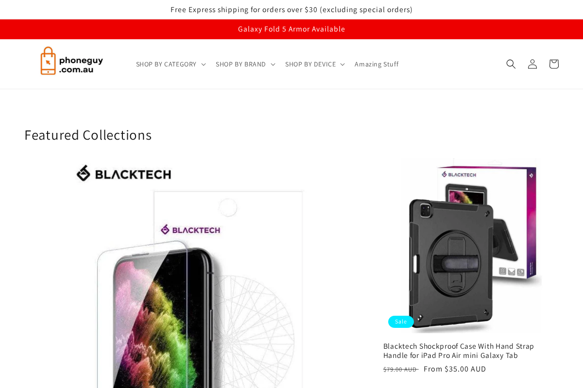 phoneguy.com.au homepage screenshot