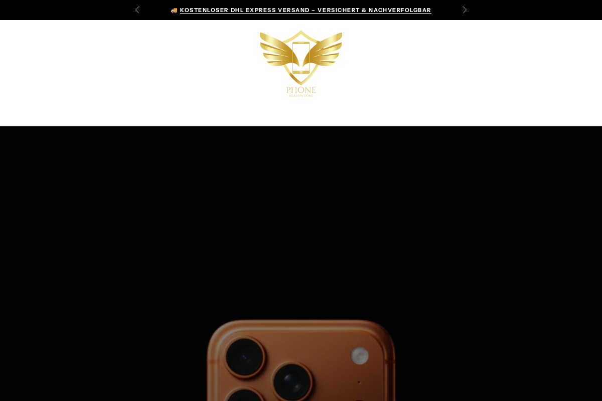 Phone Heaven Zone homepage screenshot