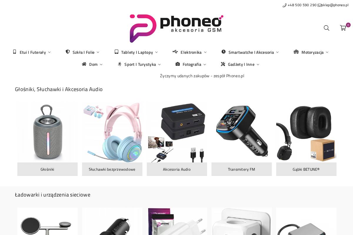phoneo.pl homepage screenshot