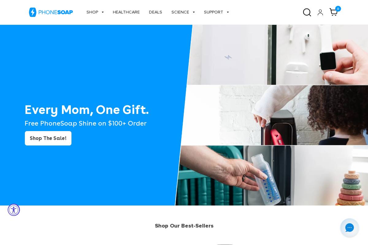 PhoneSoap homepage screenshot