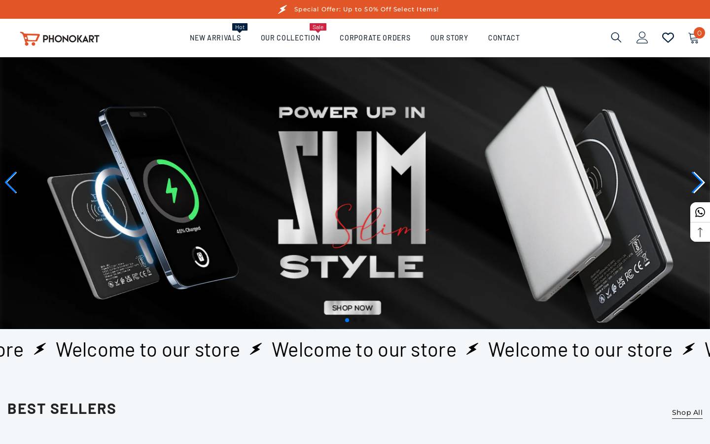 phonokart.com homepage screenshot