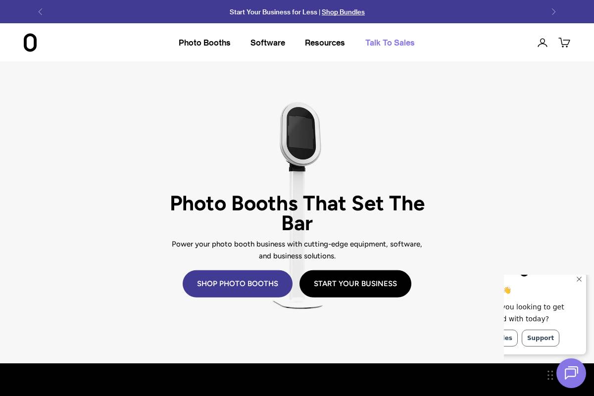 photoboothsupplyco.com homepage screenshot