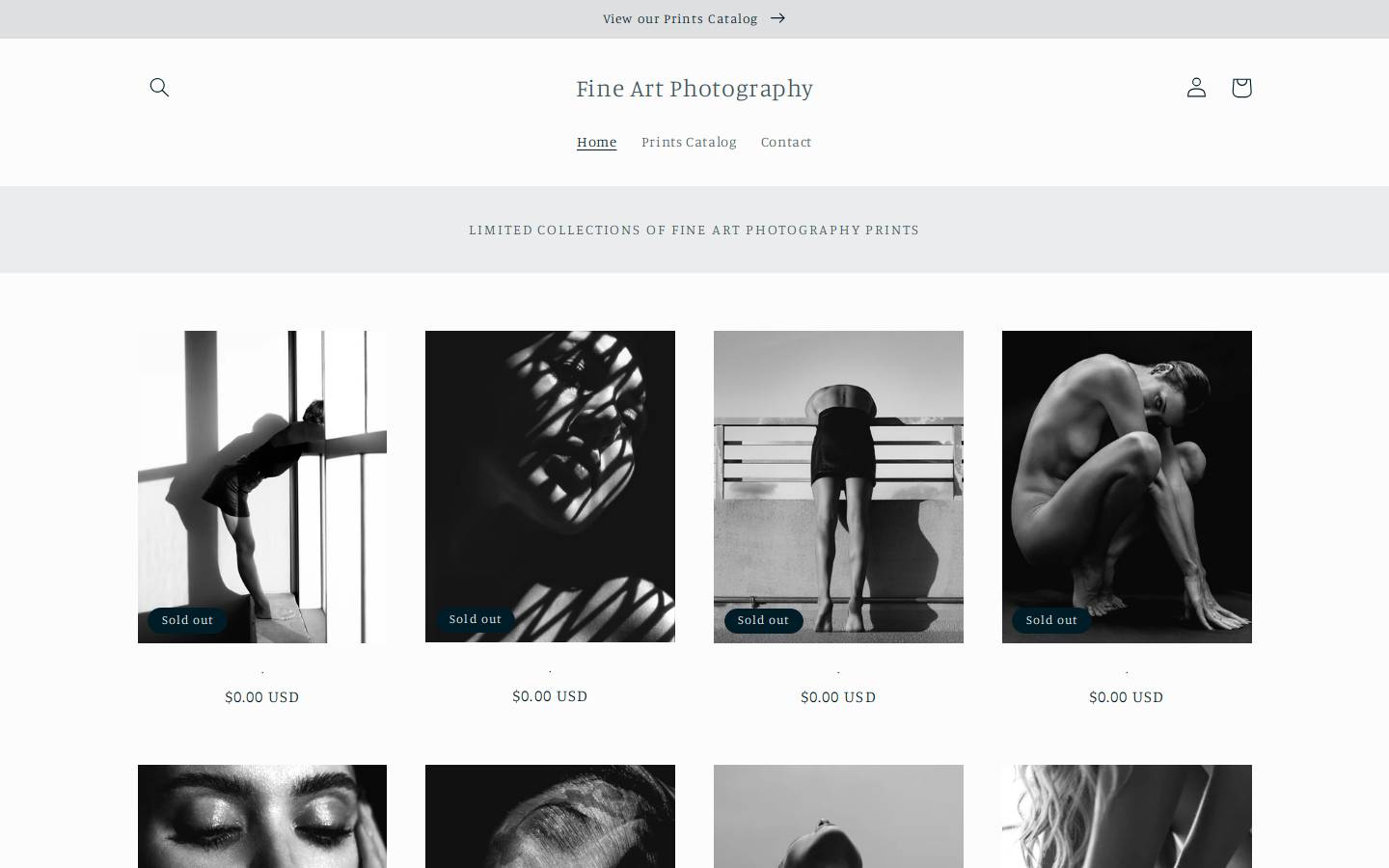 photofagallery.com homepage screenshot