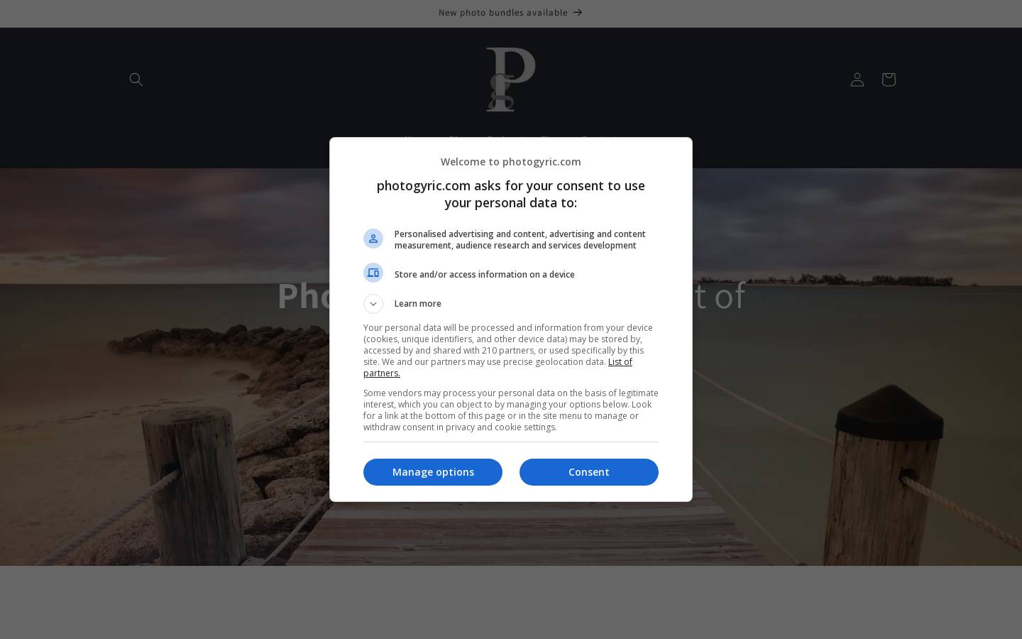 photogyric.com homepage screenshot