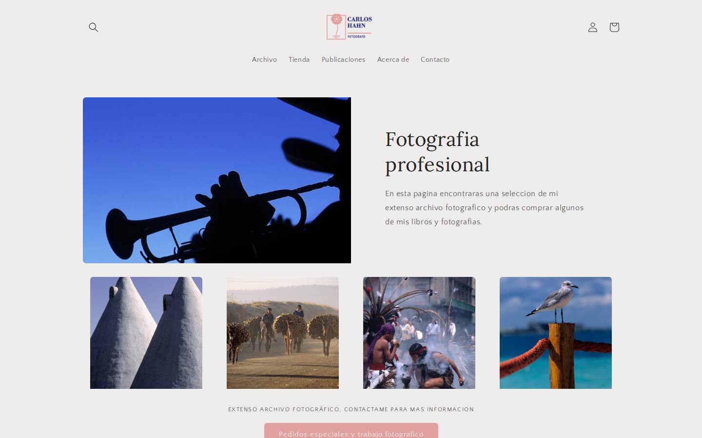 photohahn.com.mx homepage screenshot