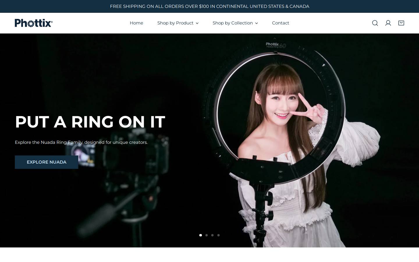 Phottixus homepage screenshot