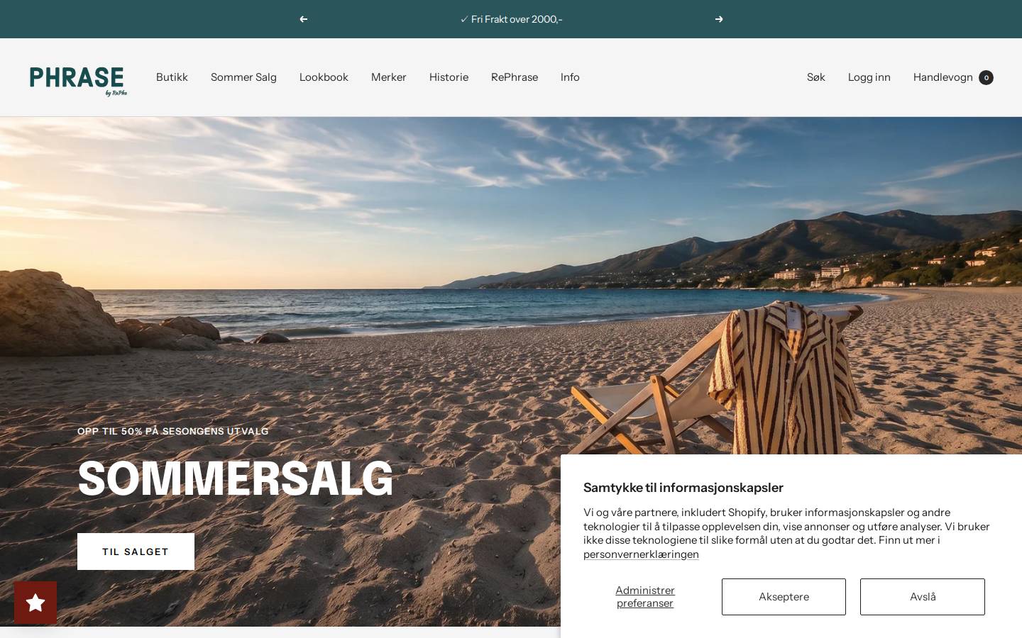 phrase.no homepage screenshot