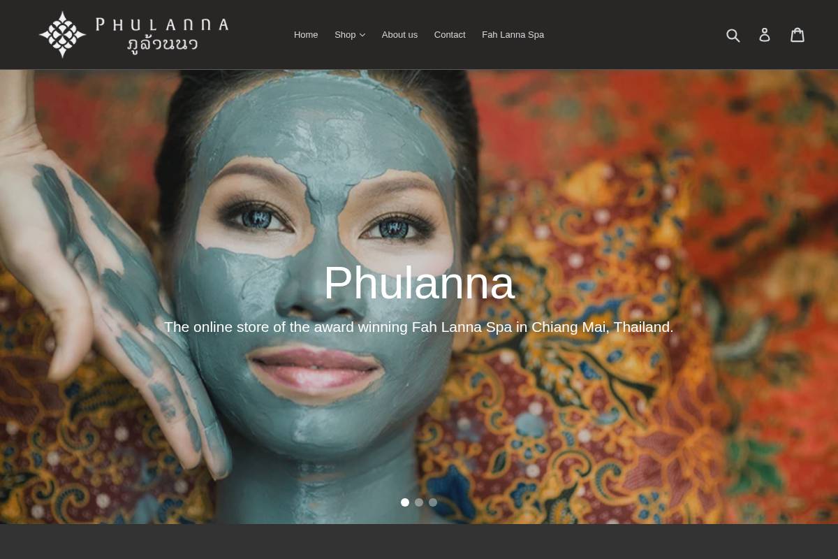 phulanna.com homepage screenshot
