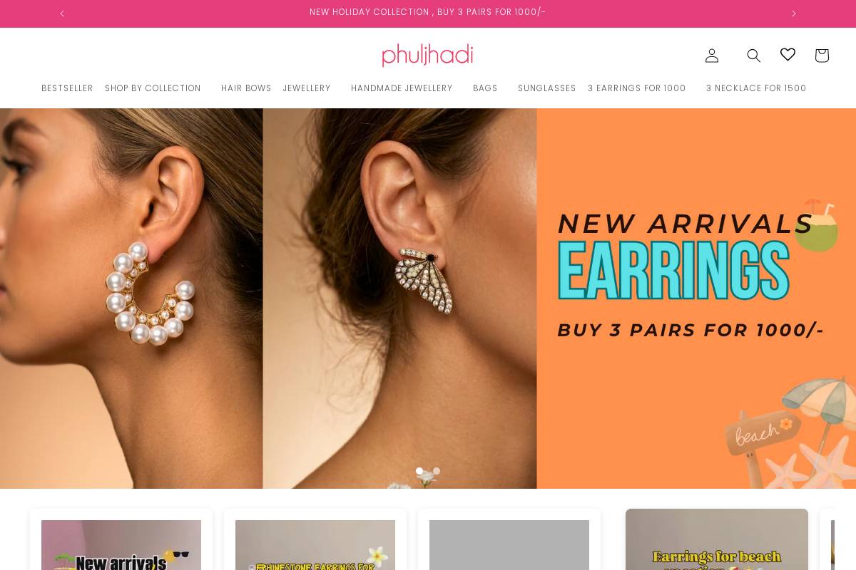 phuljhadi.com homepage screenshot