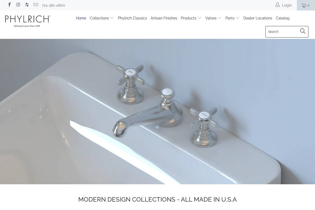 phylrich.com homepage screenshot