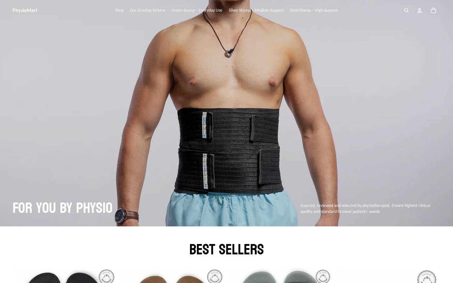 physiomart.com.au homepage screenshot
